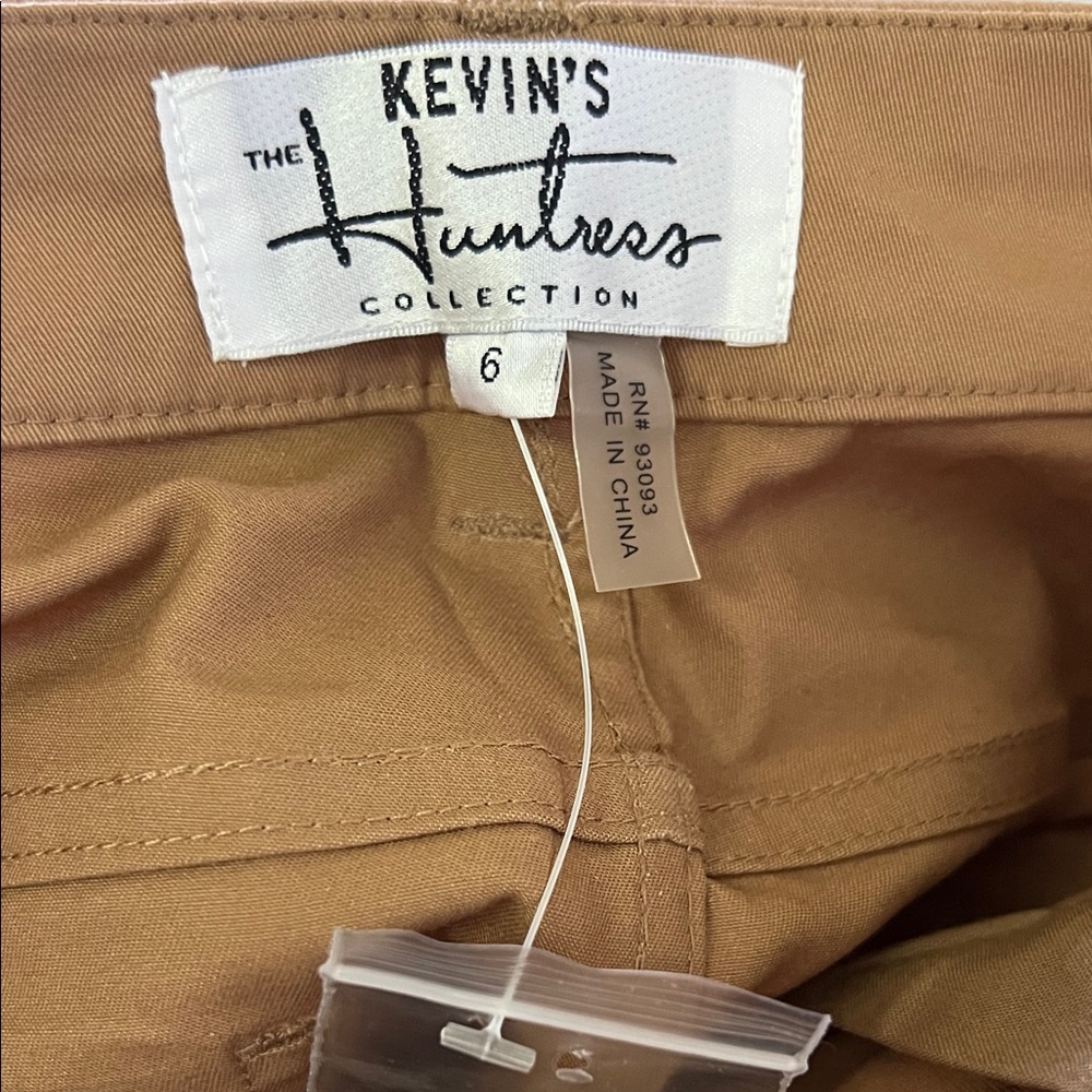 Women's Tan Boot Cut Pants